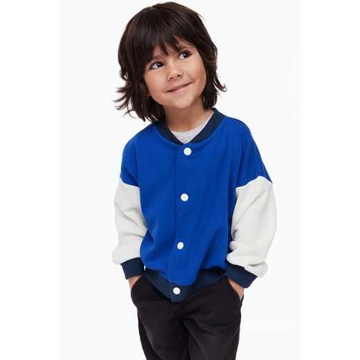H & M - Kurtka bejsbolowa - Niebieski H & M 140 (8-10Y) H&M