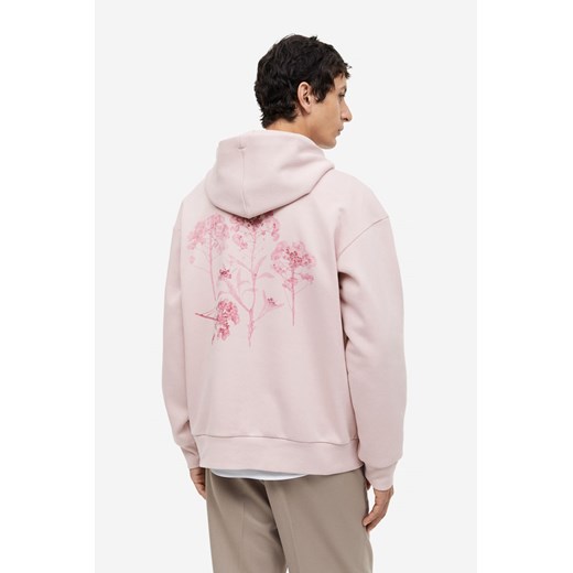 H & M - Bluza z kapturem Relaxed Fit - Różowy H & M XXL H&M
