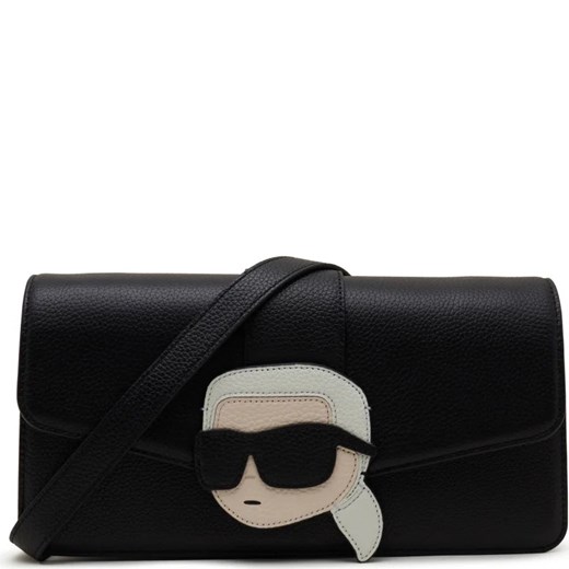 Karl Lagerfeld Skórzana torebka na ramię k/ikonik 2.0 lea flp sb ze sklepu Gomez Fashion Store w kategorii Listonoszki - zdjęcie 164875747