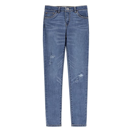 Levi&apos;s Kids Dżinsy - Skinny fit - w kolorze niebieskim ze sklepu Limango Polska w kategorii Spodnie dziewczęce - zdjęcie 164879566