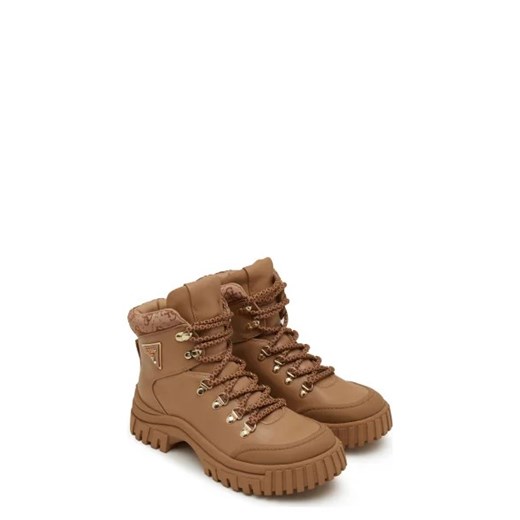 Guess workery damskie z tkaniny sznurowane 