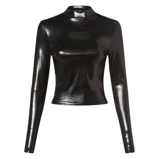 Calvin Klein Jeans Damska koszulka z długim rękawem Kobiety czarny jednolity L vangraaf