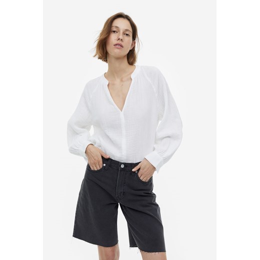 H & M - Szorty bermudy z niskim stanem - Czarny H & M 42 H&M