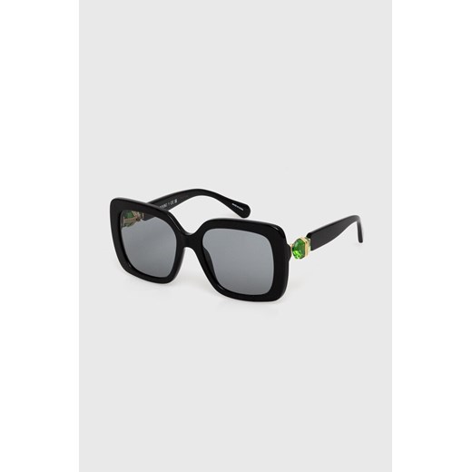 Swarovski okulary przeciwsłoneczne 5679521 LUCENT kolor czarny ze sklepu ANSWEAR.com w kategorii Okulary przeciwsłoneczne damskie - zdjęcie 164892905