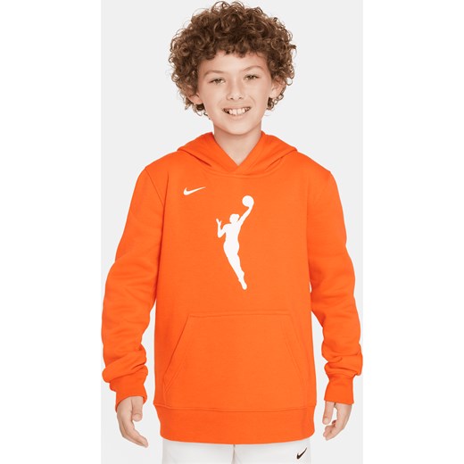 Bluza z kapturem dla dużych dzieci Nike WNBA Team 13 Essential - Pomarańczowy ze sklepu Nike poland w kategorii Bluzy chłopięce - zdjęcie 164893449
