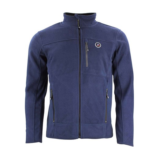Peak Mountain Kurtka polarowa &quot;Calonor&quot; w kolorze granatowym ze sklepu Limango Polska w kategorii Bluzy męskie - zdjęcie 164895139