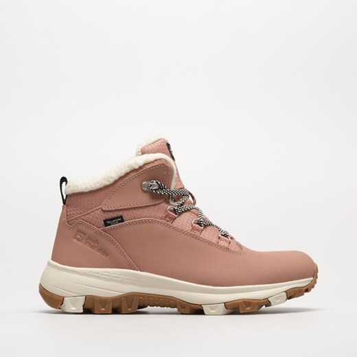 Buty trekkingowe damskie Jack Wolfskin sportowe wiązane różowe 