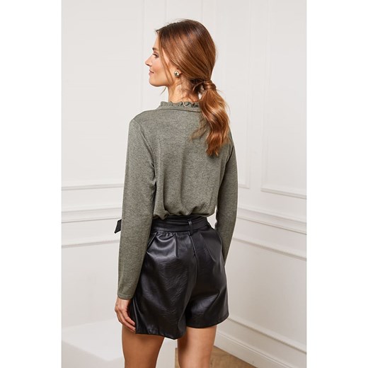 So Cachemire Koszulka &quot;Funel&quot; w kolorze khaki So Cachemire M Limango Polska okazja