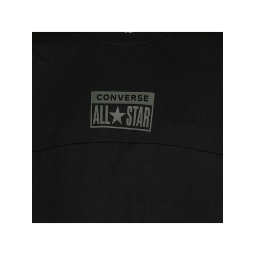 T-shirt chłopięce czarny Converse w nadruki 