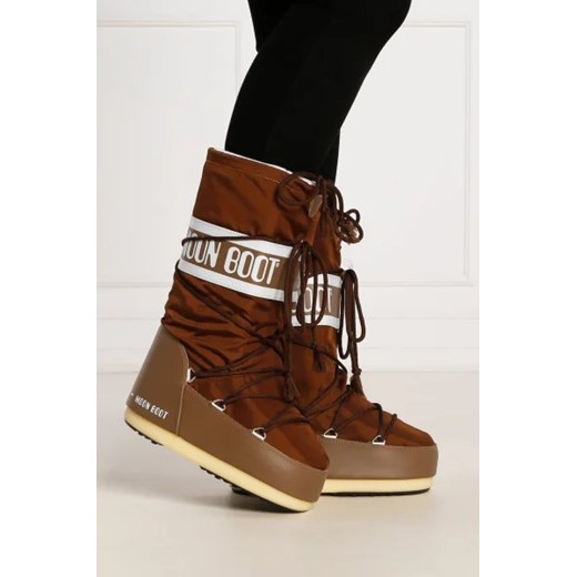 Śniegowce damskie Moon Boot z tkaniny casual