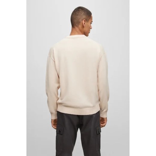 HUGO Wełniany sweter San Cassio-L | Regular Fit L Gomez Fashion Store
