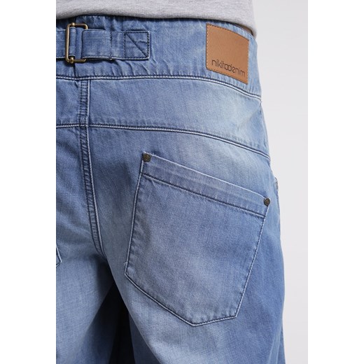 Nikita REALITY Szorty jeansowe farmer zalando niebieski stan