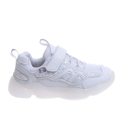 Białe dziewczęce buty sportowe sneakersy /A2-2 15128 T2/ ze sklepu Pantofelek24.pl w kategorii Buty sportowe dziecięce - zdjęcie 164903348