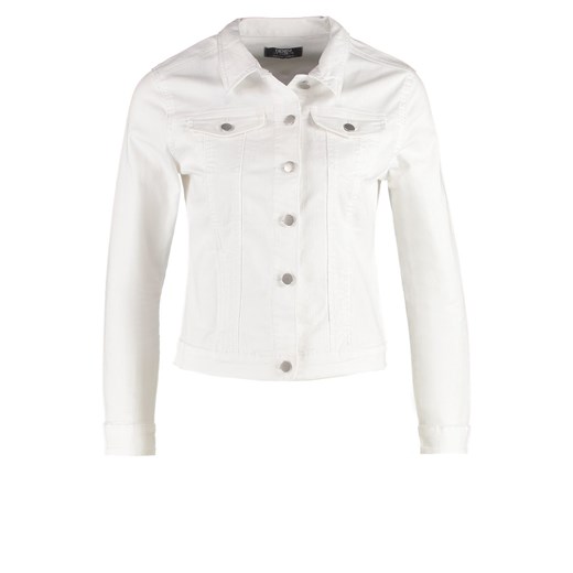 Dorothy Perkins Kurtka jeansowa white zalando szary bawełna