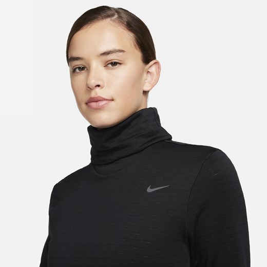 Damska bluza do biegania z półgolfem Nike Therma-FIT Swift - Czerń Nike S (EU 36-38) okazyjna cena Nike poland