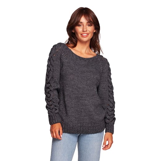 Be Wear Sweter w kolorze szarym ze sklepu Limango Polska w kategorii Swetry damskie - zdjęcie 164909688