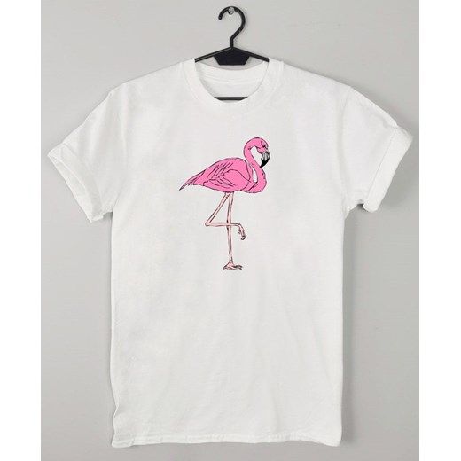 T-shirt damski z flamingiem Time For Fashion XL Time For Fashion
