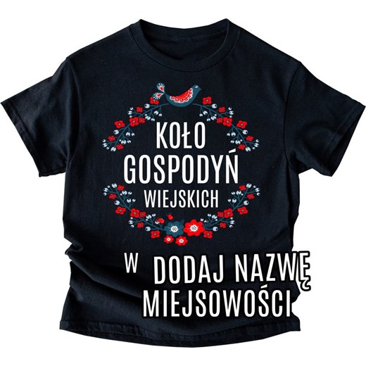 koszulki dla koła gospodyń wiejskich z folkowym wzorem (1) Time For Fashion XS Time For Fashion