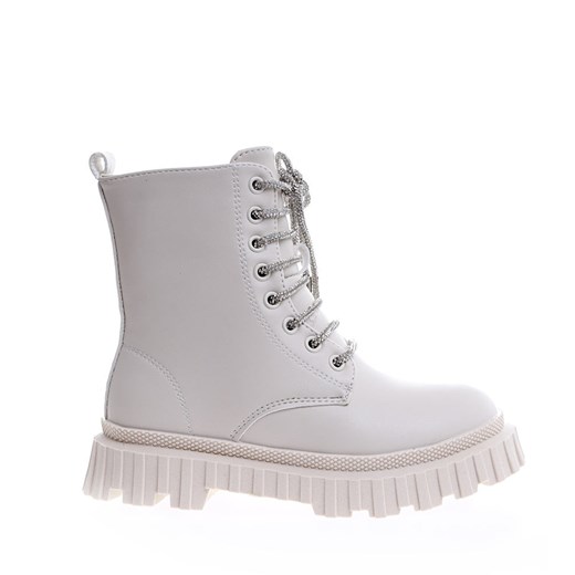 Ocieplane botki dziecięce trapery beżowe /G11-2 15161 T699/ Pantofelek24 35 Pantofelek24.pl Jacek Włodarczyk