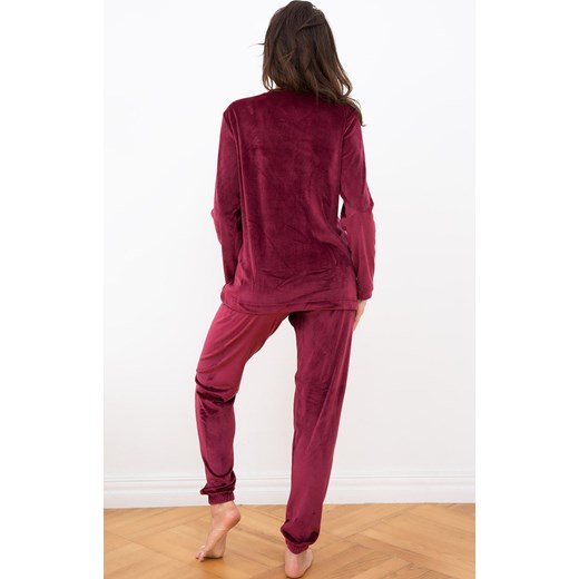 Ciepła piżama damska bordowa Akara, Kolor bordowy, Rozmiar S, Italian Fashion ze sklepu Intymna w kategorii Piżamy damskie - zdjęcie 164932016