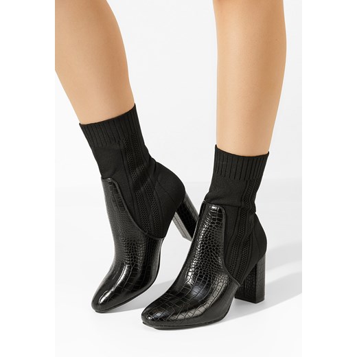 Czarne botki skarpetkowe Armeta ze sklepu Zapatos w kategorii Botki - zdjęcie 164932158