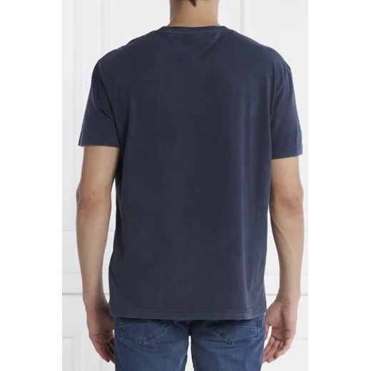 T-shirt męski Tommy Jeans z krótkimi rękawami z bawełny 