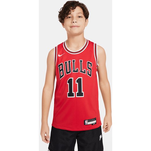 Koszulka dla dużych dzieci Nike Dri-FIT NBA Swingman DeMar DeRozan Chicago Bulls Icon Edition 2022/23 - Czerwony ze sklepu Nike poland w kategorii T-shirty chłopięce - zdjęcie 164937036
