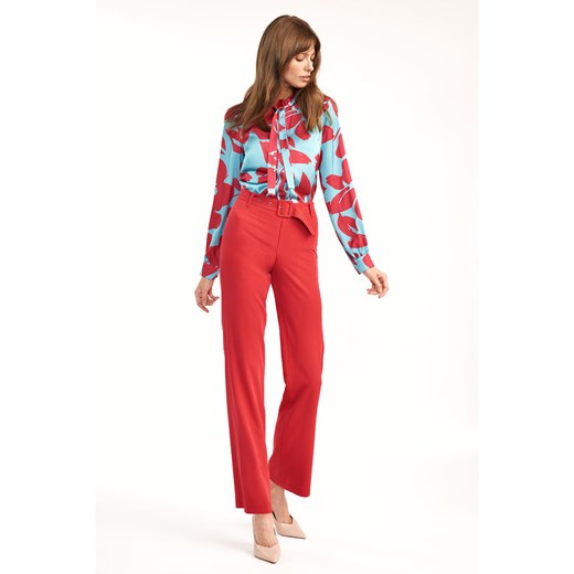 Nife Spodnie w kolorze czerwonym ze sklepu Limango Polska w kategorii Spodnie damskie - zdjęcie 164938235