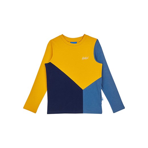 finkid Koszulka &quot;Rannikko&quot; w kolorze niebiesko-żółtym ze sklepu Limango Polska w kategorii T-shirty chłopięce - zdjęcie 164938328