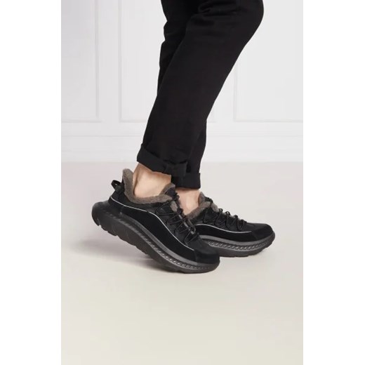 UGG buty sportowe męskie sznurowane czarne 
