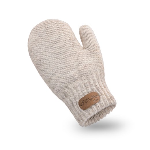 Beżowe rękawiczki z jednym palcem dla dzieci Pamami Uniwersalny PaMaMi
