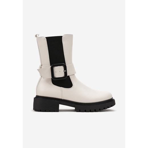 Botki Born2be casualowe na zamek 