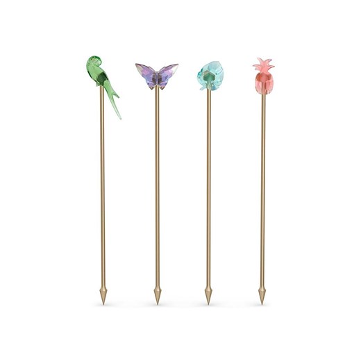 Swarovski mieszadełka do koktajli Jungle Beats 4-pack ze sklepu ANSWEAR.com w kategorii Dekoracje - zdjęcie 165003889