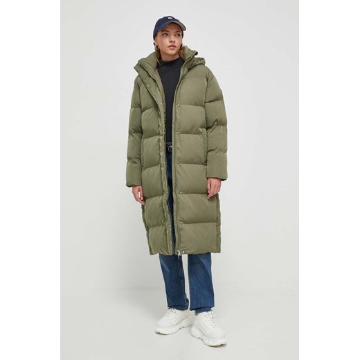 Kurtka damska Superdry casual długa z kapturem 