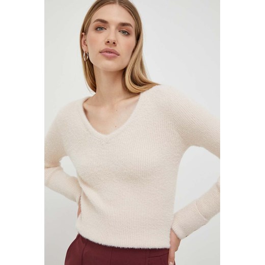 Sweter damski Morgan z dekoltem w serek 