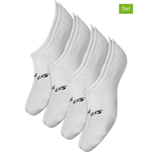 Skechers Skarpety-stopki (6 par) w kolorze białym ze sklepu Limango Polska w kategorii Skarpetki męskie - zdjęcie 165005375