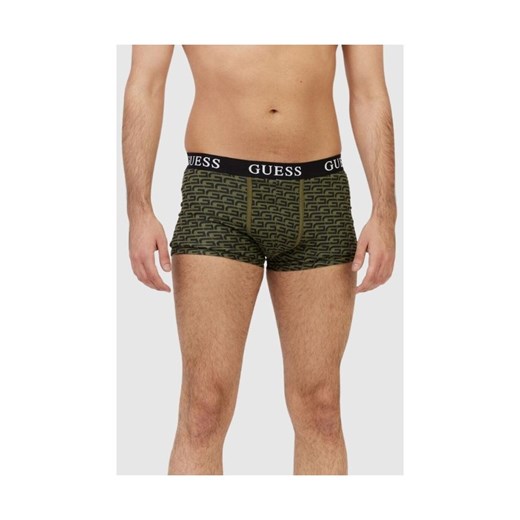 GUESS Zielone i morskie bokserki męskie 3 pack, Rozmiar S ze sklepu outfit.pl w kategorii Majtki męskie - zdjęcie 165006719