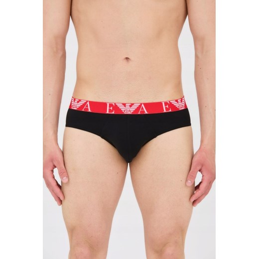 EMPORIO ARMANI Slipy czarne, białe, czerwone, Rozmiar XXL ze sklepu outfit.pl w kategorii Majtki męskie - zdjęcie 165006795