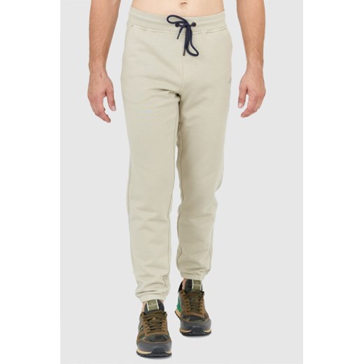 AERONAUTICA MILITARE Beżowe spodnie męskie dresowe, Wybierz rozmiar L ze sklepu outfit.pl w kategorii Spodnie męskie - zdjęcie 165007008