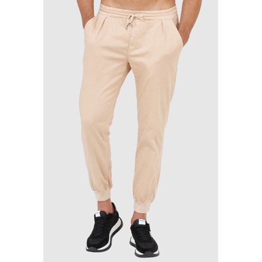 LA MARTINA Beżowe spodnie męskie, Wybierz rozmiar XL ze sklepu outfit.pl w kategorii Spodnie męskie - zdjęcie 165007075