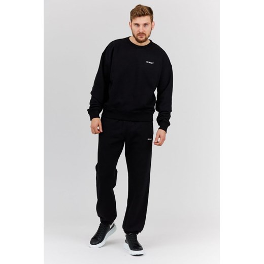 OFF-WHITE Czarne spodnie męskie z nadrukiem, Rozmiar M Off White M promocyjna cena outfit.pl