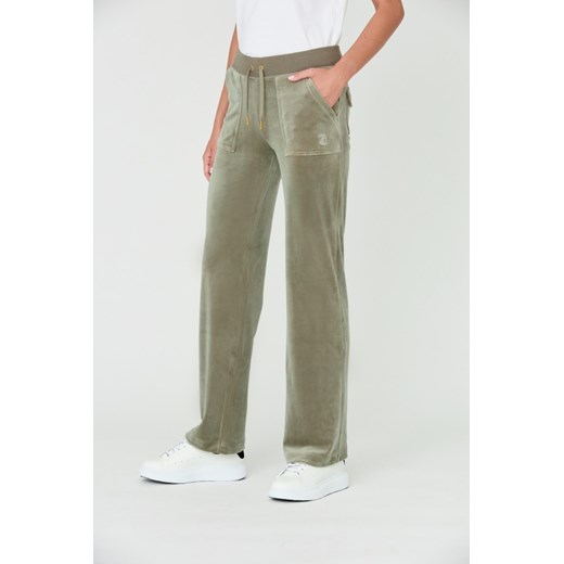 JUICY COUTURE Zielone spodnie Del Ray, Wybierz rozmiar S ze sklepu outfit.pl w kategorii Spodnie damskie - zdjęcie 165007918
