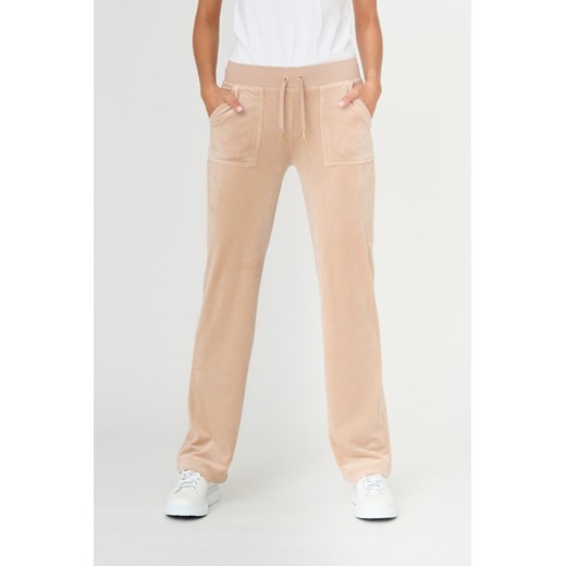 JUICY COUTURE Beżowe spodnie Del Ray, Wybierz rozmiar XS ze sklepu outfit.pl w kategorii Spodnie damskie - zdjęcie 165007938