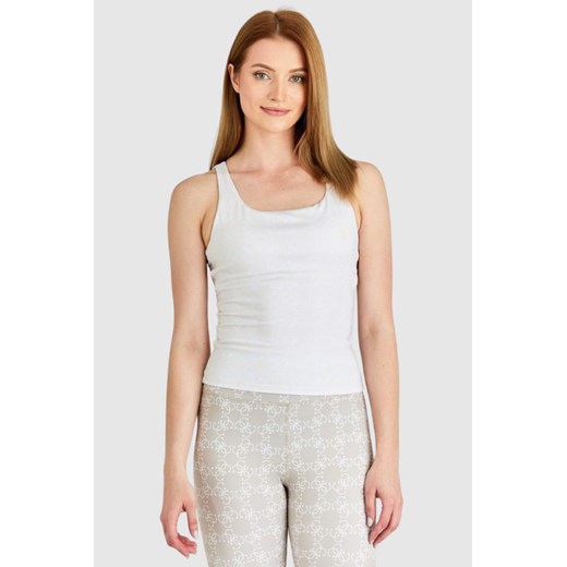 GUESS Sportowy top damski z ozdobnymi plecami, Rozmiar M ze sklepu outfit.pl w kategorii Bluzki damskie - zdjęcie 165007978