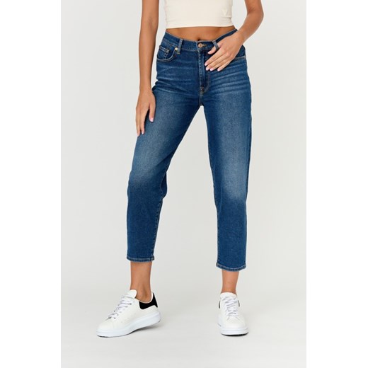 7 FOR ALL MANKIND Granatowe jeansy damskie MALIA LUXE VINTAGE BLUEPRINT, Rozmiar 27 ze sklepu outfit.pl w kategorii Jeansy damskie - zdjęcie 165008495