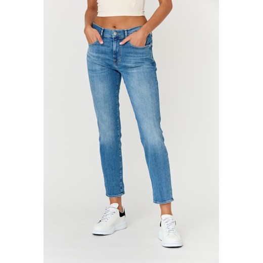 7 FOR ALL MANKIND Błękitne jeansy damskie RELAXED SKINNY, Rozmiar 27 ze sklepu outfit.pl w kategorii Jeansy damskie - zdjęcie 165008547