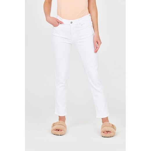 7 FOR ALL MANKIND Białe jeansy damskie Roxanne Ankle, Rozmiar 30 ze sklepu outfit.pl w kategorii Jeansy damskie - zdjęcie 165008615