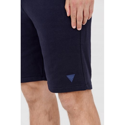 GUESS Granatowe dresowe szorty męskie, Rozmiar XXL Guess S promocyjna cena outfit.pl