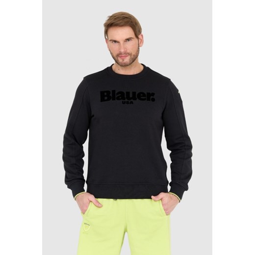 BLAUER Czarna bluza, Rozmiar XXL ze sklepu outfit.pl w kategorii Bluzy męskie - zdjęcie 165010549