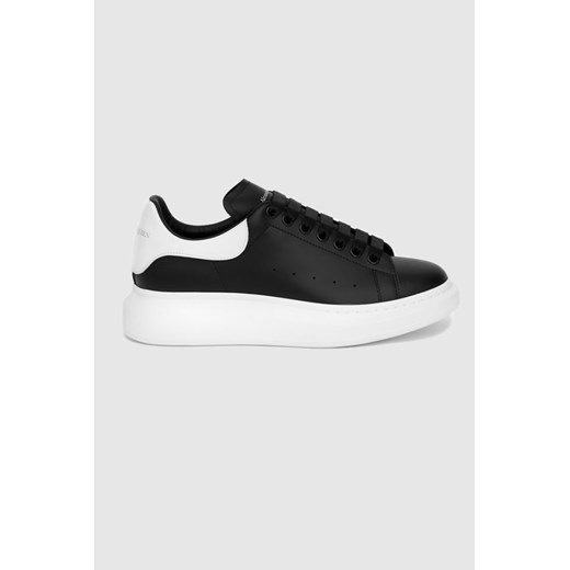 ALEXANDER MCQUEEN Czarne sneakersy męskie z białym napiętkiem, Rozmiar 44 ze sklepu outfit.pl w kategorii Buty sportowe męskie - zdjęcie 165012236